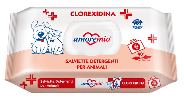 Lingette AMOREMIO Chlorexidine 40 pcs