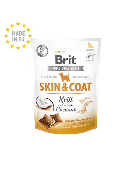 Brit Care Dog Functional Snack Skin&Coat Krill 150 G